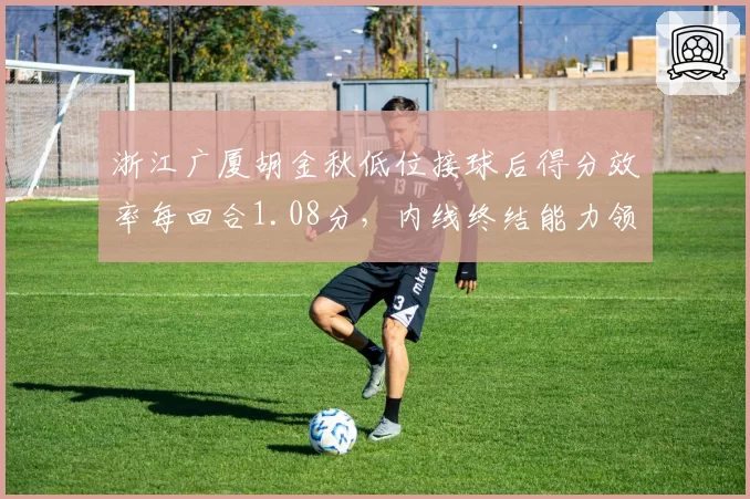 浙江广厦胡金秋低位接球后得分效率每回合1.08分，内线终结能力领跑本土中锋