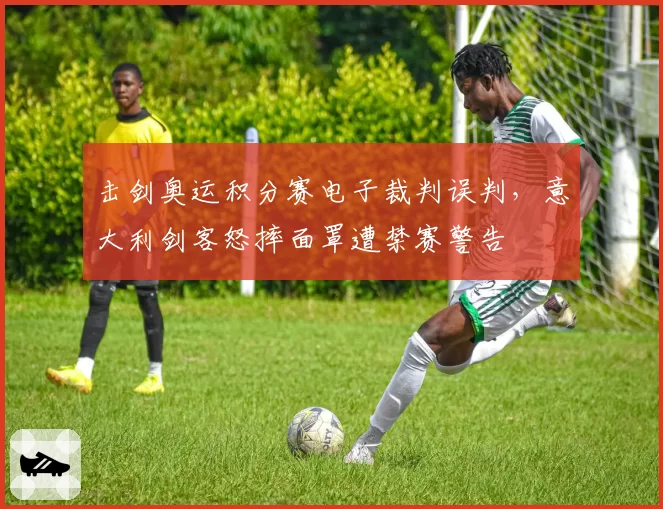 击剑奥运积分赛电子裁判误判,意大利剑客怒摔面罩遭禁赛警告
